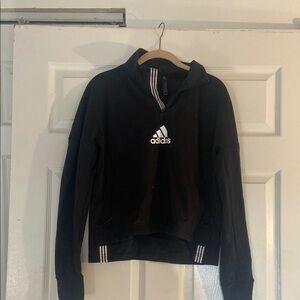 Adidas Black Quarter-Zip Sweatshirt